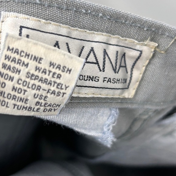 Vintage Lavana Utility Pants Mens 33x34 Grey Young Fashion Deadstock NWT 87005 - Picture 7 of 12